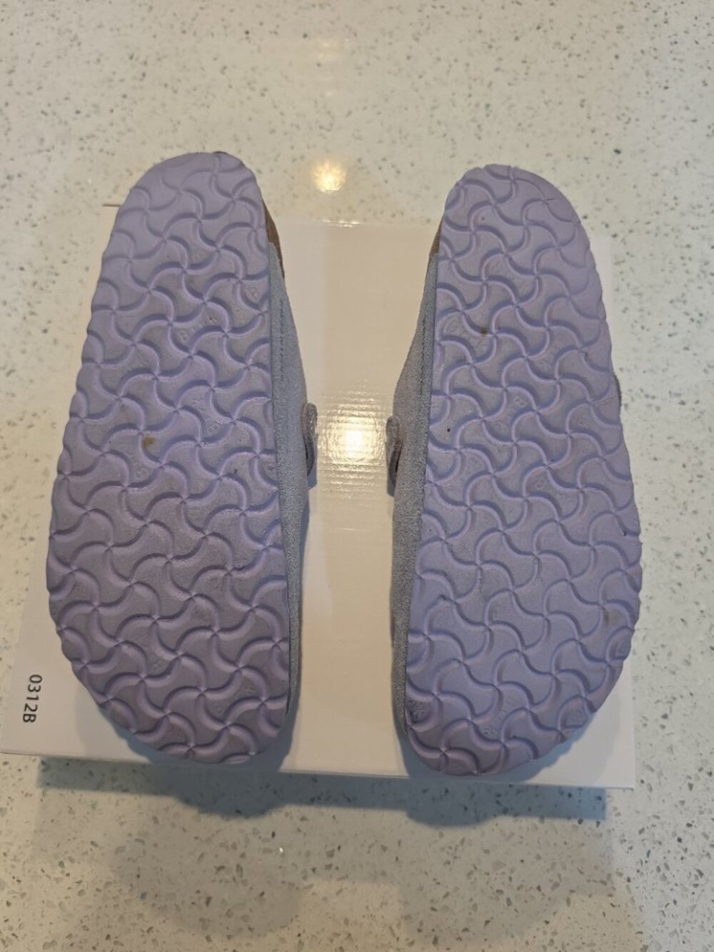 Birkenstock Shearling Boston Clog Purple Fog — 42 / L11 - Picture 5 of 7